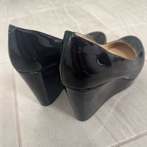 BRAND NEW, Never Worn - Women’s Classic Black Patent Wedge